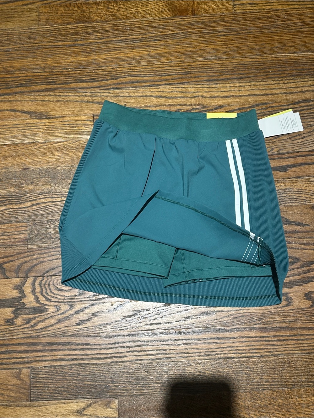 Women’s Athletic Dark Green Skirt with White Stripe - Picture 8 of 10